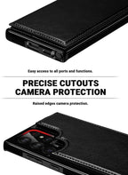 For Samsung S20 FE S21 S22 S23 Ultra Leather Stand Flip Wallet Case Magnet Cover - Mobile Accessories Shop B-SPIN