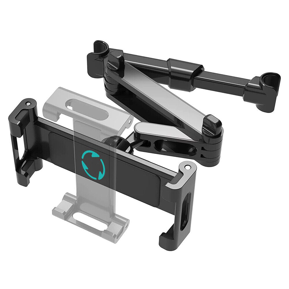 Extendable Car Back Seat Headrest Long Mount Universal Holder iPad Tablet Rotate