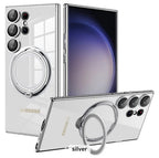 For MagSafe Samsung Galaxy S25 S24 S23 S22 Plus Ultra 5G Mobile Stand Ring Case Cover
