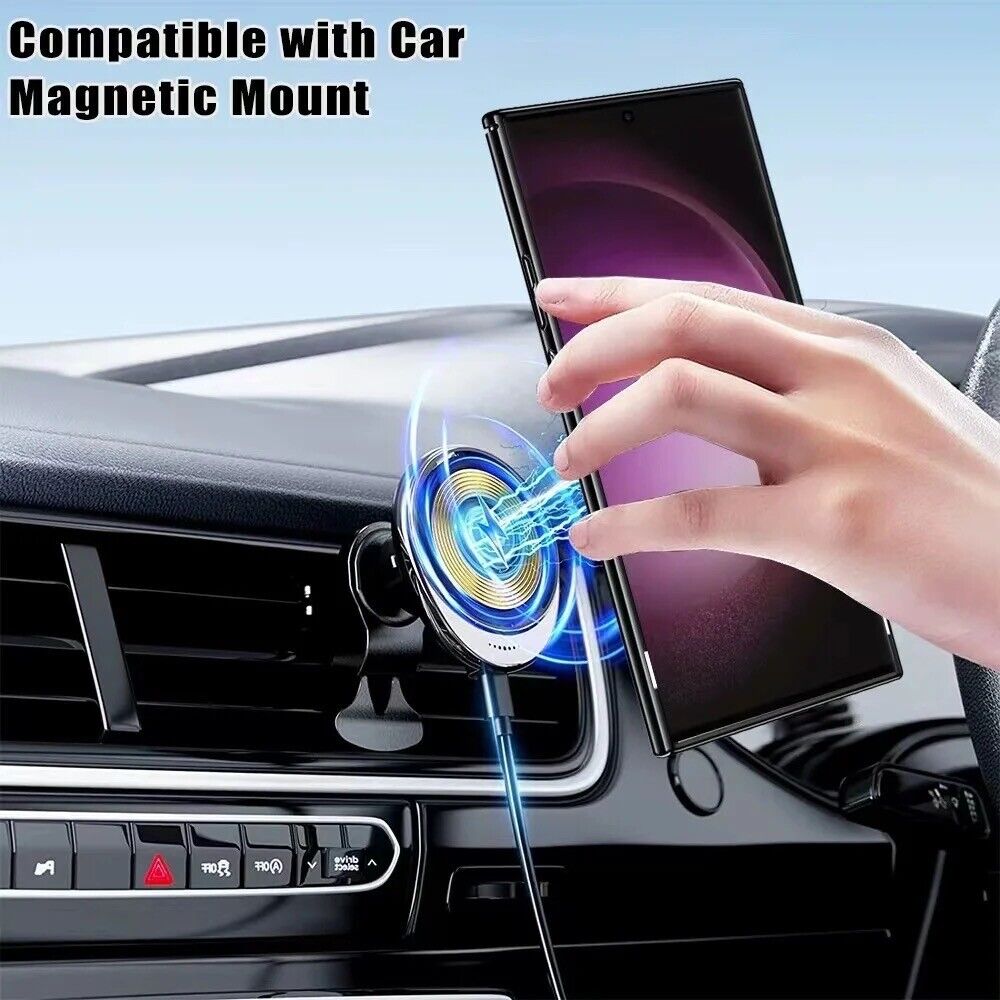 For MagSafe Samsung Galaxy S25 S24 S23 S22 Plus Ultra 5G Mobile Stand Ring Case Cover