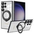 For MagSafe Samsung Galaxy S25 S24 S23 S22 Plus Ultra 5G Mobile Stand Ring Case Cover