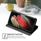 For Samsung S23 S22 S21 S20 FE Note20 Ultra Plus Case Leather Wallet Flip Cover - Mobile Accessories Shop B-SPIN