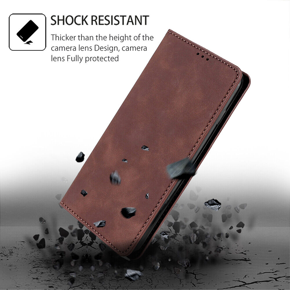 For Samsung S23 S22 S21 S20 FE Note20 Ultra Plus Case Leather Wallet Flip Cover - Mobile Accessories Shop B-SPIN