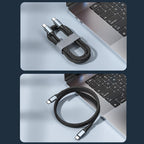 100W PD 5A type C to Type C Charger Cable PD Fast Charge Lead For Samsung Huawei - Mobile Accessories Shop B-SPIN