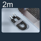 100W PD 5A type C to Type C Charger Cable PD Fast Charge Lead For Samsung Huawei - Mobile Accessories Shop B-SPIN