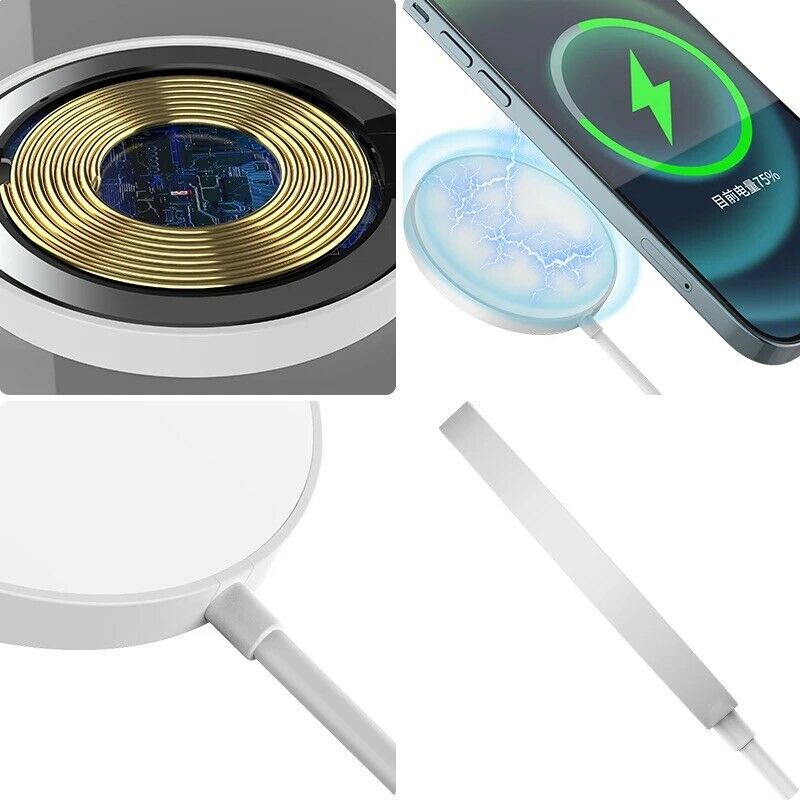 For Apple iPhone 13 12 Pro Max Mini Mag safe Charging Magnetic Wireless Charger B-SPIN PTY LTD
