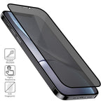 Privacy 9H Tempered Glass Full Screen Protector For iPhone 14 13 12 11 Pro Max XR X B-SPIN PTY LTD