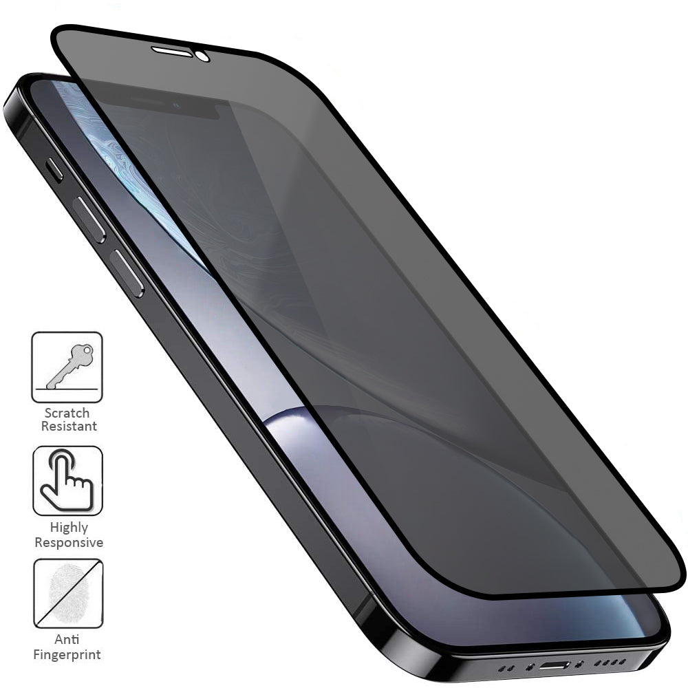 Privacy 9H Tempered Glass Full Screen Protector For iPhone 14 13 12 11 Pro Max XR X B-SPIN PTY LTD