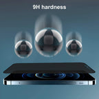 Privacy 9H Tempered Glass Full Screen Protector For iPhone 14 13 12 11 Pro Max XR X B-SPIN PTY LTD