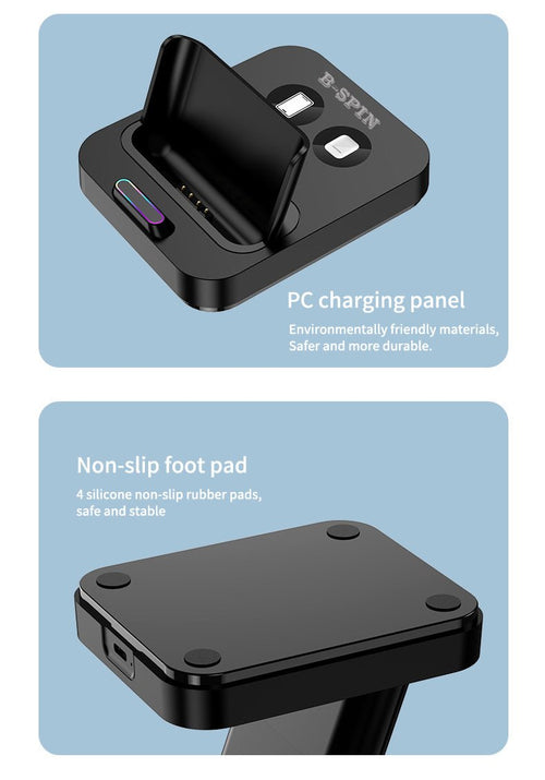 2 in 1 Fast charger Duo Wireless Power Bank and Charging Dock for phone Earpod B-SPIN PTY LTD
