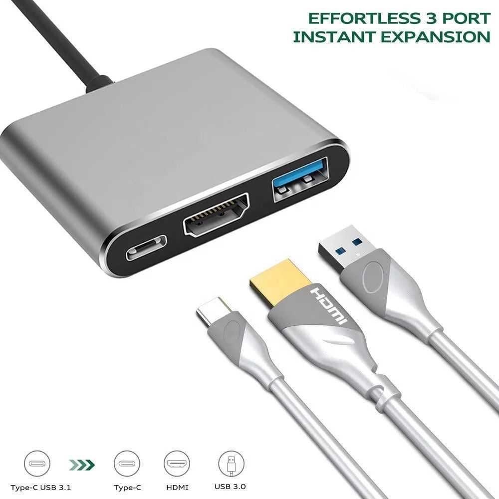 3 in 1 Hub For MacBook and Windows