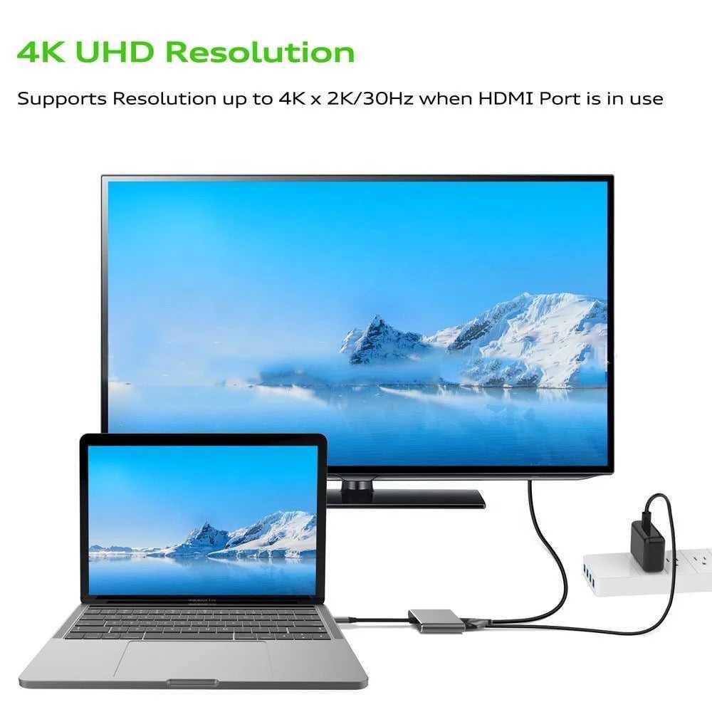 3 in 1 Hub For MacBook and Windows