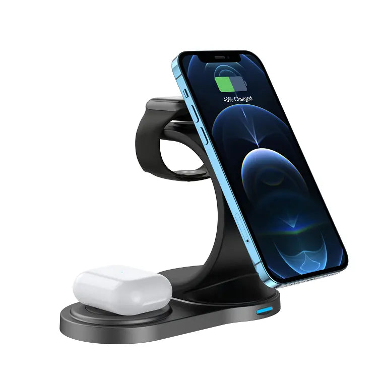 Magnetic Wireless Charger Stand 3 In 1 MagSafe Fast Charging Dock Station B-SPIN PTY LTD
