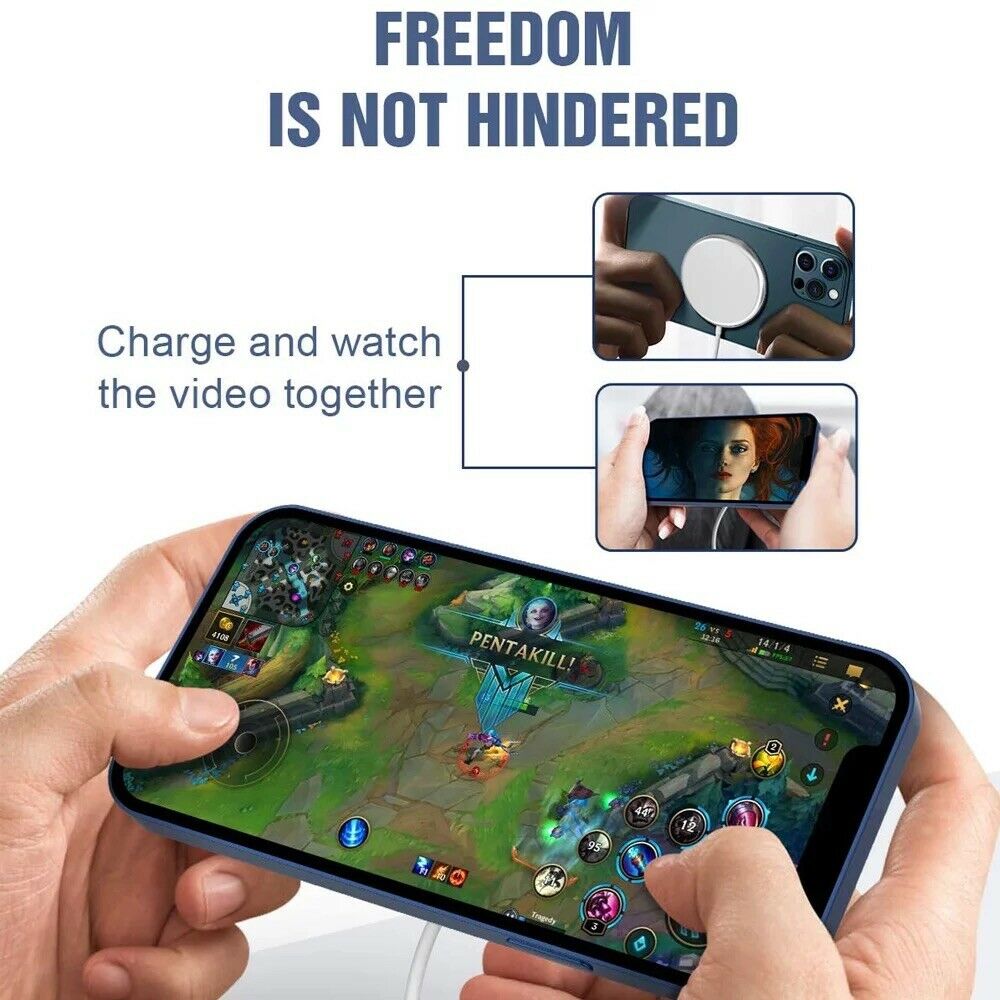 For Apple iPhone 13 12 Pro Max Mini Mag safe Charging Magnetic Wireless Charger B-SPIN PTY LTD