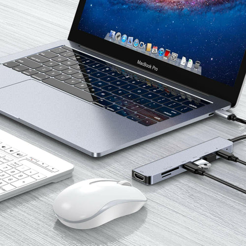7 in 1 USB-C Type C HD Output 4K HDMI USB Adapter HUB For MacBook Pro & Windows B-SPIN PTY LTD