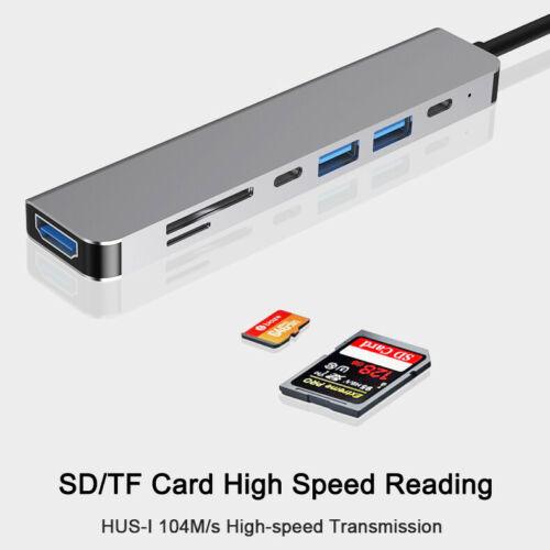7 in 1 USB-C Type C HD Output 4K HDMI USB Adapter HUB For MacBook Pro & Windows B-SPIN PTY LTD