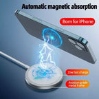 For Apple iPhone 13 12 Pro Max Mini Mag safe Charging Magnetic Wireless Charger B-SPIN PTY LTD
