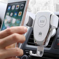 Fast Charger With Qi Wireless Car Holder Gravity Mount Universal Compatibility