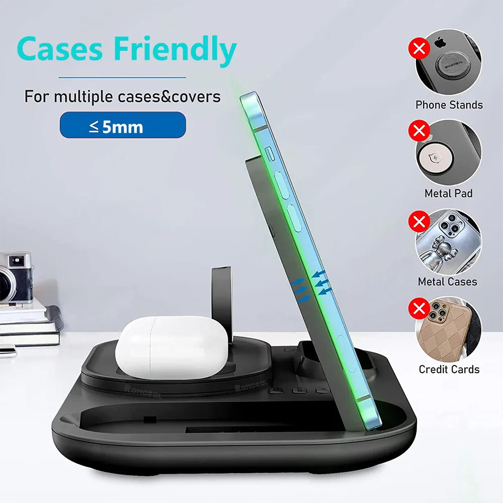30W 4 in 1 Wireless Fast Charging Station for Samsung Galaxy Watch 5/Pro/4/3 B-SPIN PTY LTD