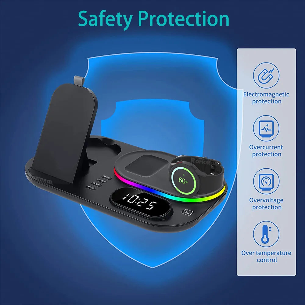 30W 4 in 1 Wireless Fast Charging Station for Samsung Galaxy Watch 5/Pro/4/3 B-SPIN PTY LTD