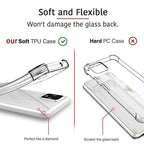 Clear Phone Case Shockproof Soft Anti-knock For iPhone & Samsung