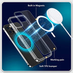 MagSafe Shockproof Magnetic Transparent Case Cover For iPhone  Series B-SPIN PTY LTD