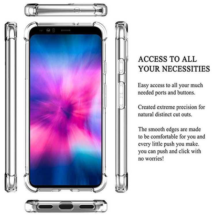 Clear Phone Case Shockproof Soft Anti-knock For iPhone & Samsung