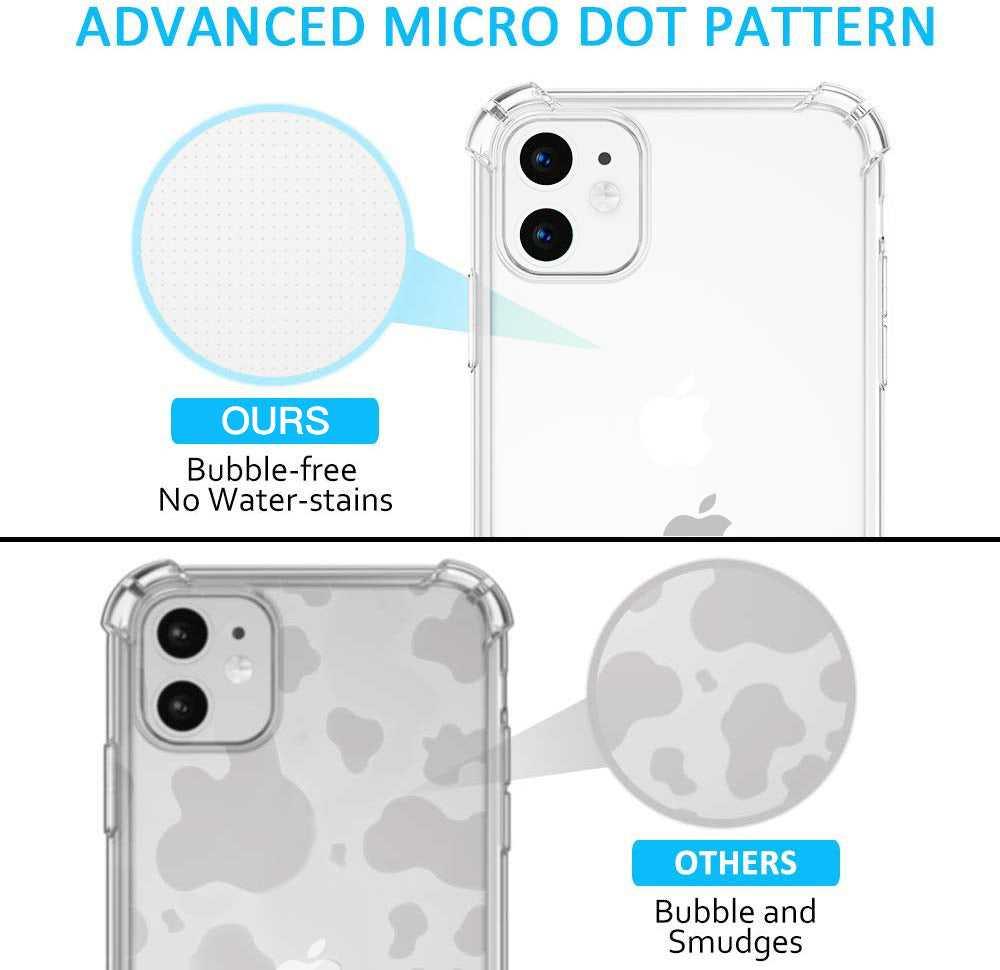Clear Phone Case Shockproof Soft Anti-knock For iPhone & Samsung