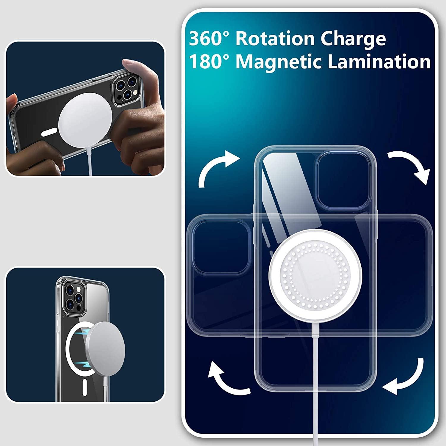 MagSafe Shockproof Magnetic Transparent Case Cover For iPhone  Series B-SPIN PTY LTD