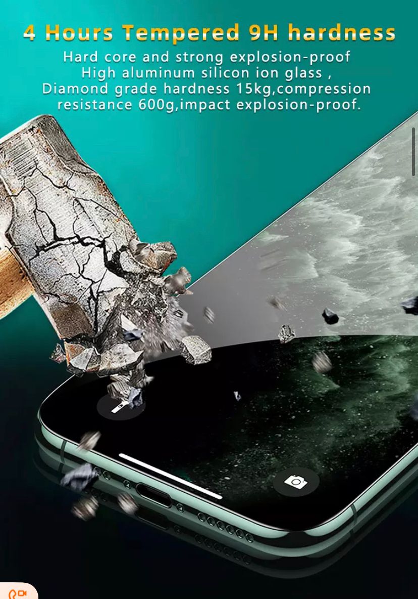 FULL Cover Tempered 21D Glass Screen Protector For iPhone XR 11 12 13 14 Pro Max B-SPIN PTY LTD
