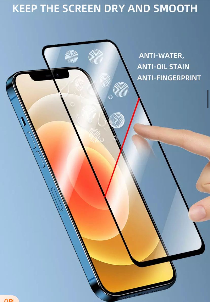 FULL Cover Tempered 21D Glass Screen Protector For iPhone XR 11 12 13 14 Pro Max B-SPIN PTY LTD