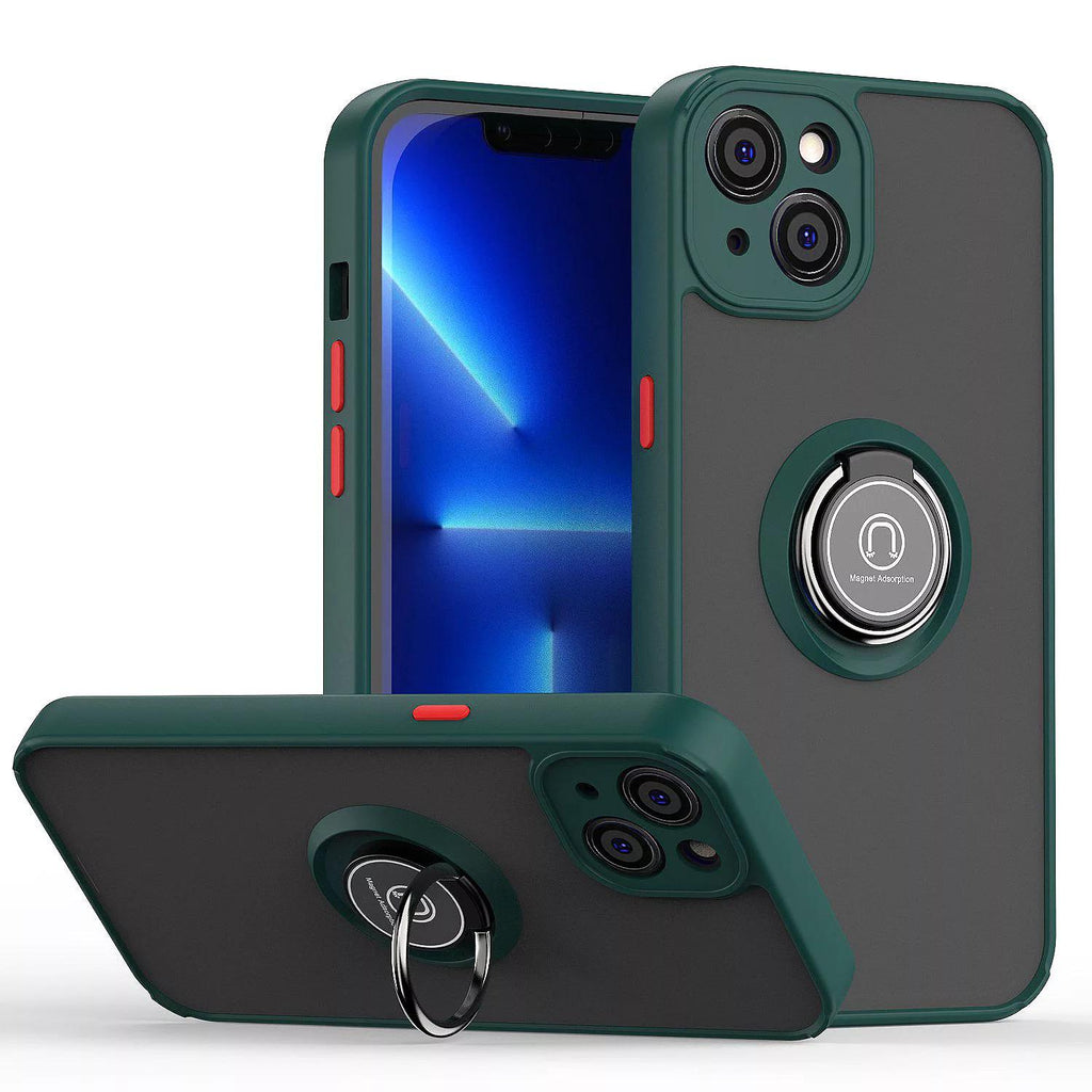 Case Ring Holder Stand Shockproof Cover For iPhone 11 12 14 Pro Max Mini B-SPIN PTY LTD