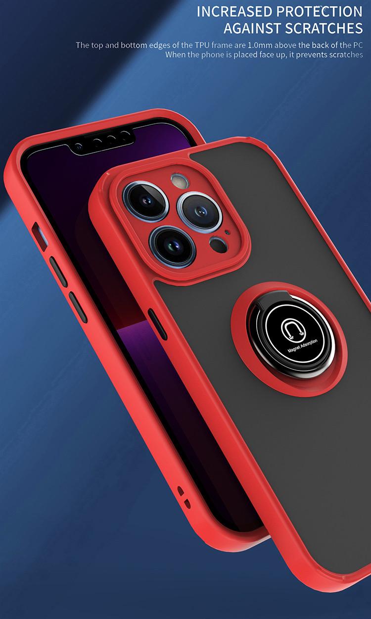 Case Ring Holder Stand Shockproof Cover For iPhone 11 12 14 Pro Max Mini B-SPIN PTY LTD