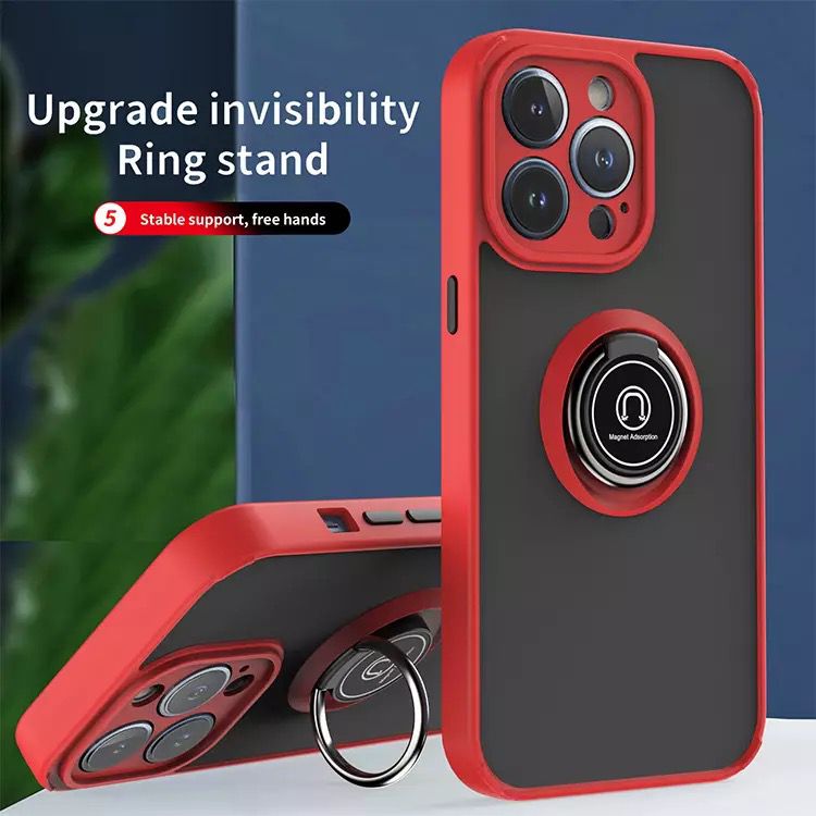 Case Ring Holder Stand Shockproof Cover For iPhone 11 12 14 Pro Max Mini B-SPIN PTY LTD