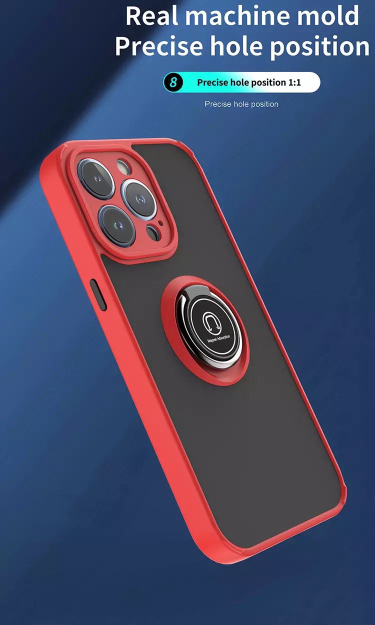 Case Ring Holder Stand Shockproof Cover For iPhone 11 12 14 Pro Max Mini B-SPIN PTY LTD