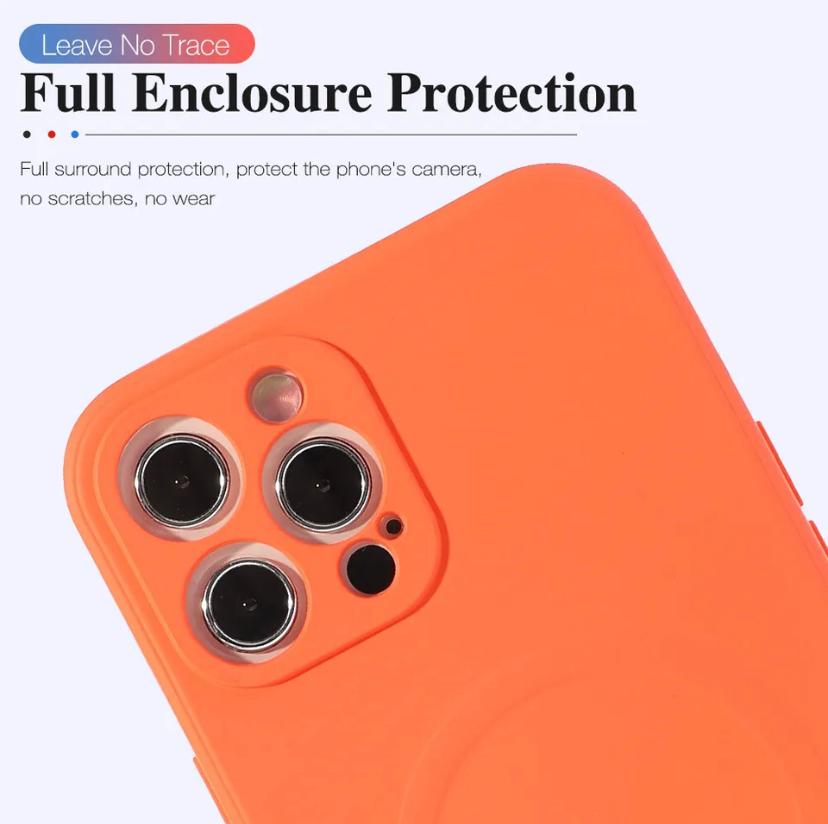 Silicone Magnetic Magsafe Mobile Cover case For iPhone 14 13 12 11 Pro max XR XS B-SPIN PTY LTD