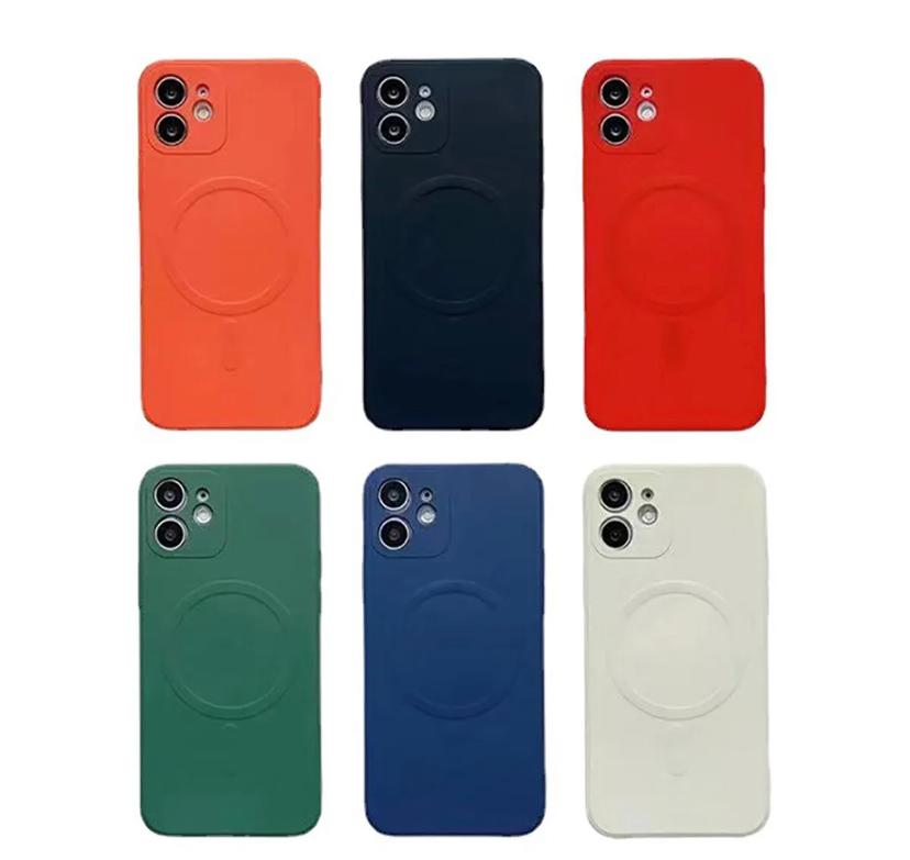 Silicone Magnetic Magsafe Mobile Cover case For iPhone 14 13 12 11 Pro max XR XS B-SPIN PTY LTD