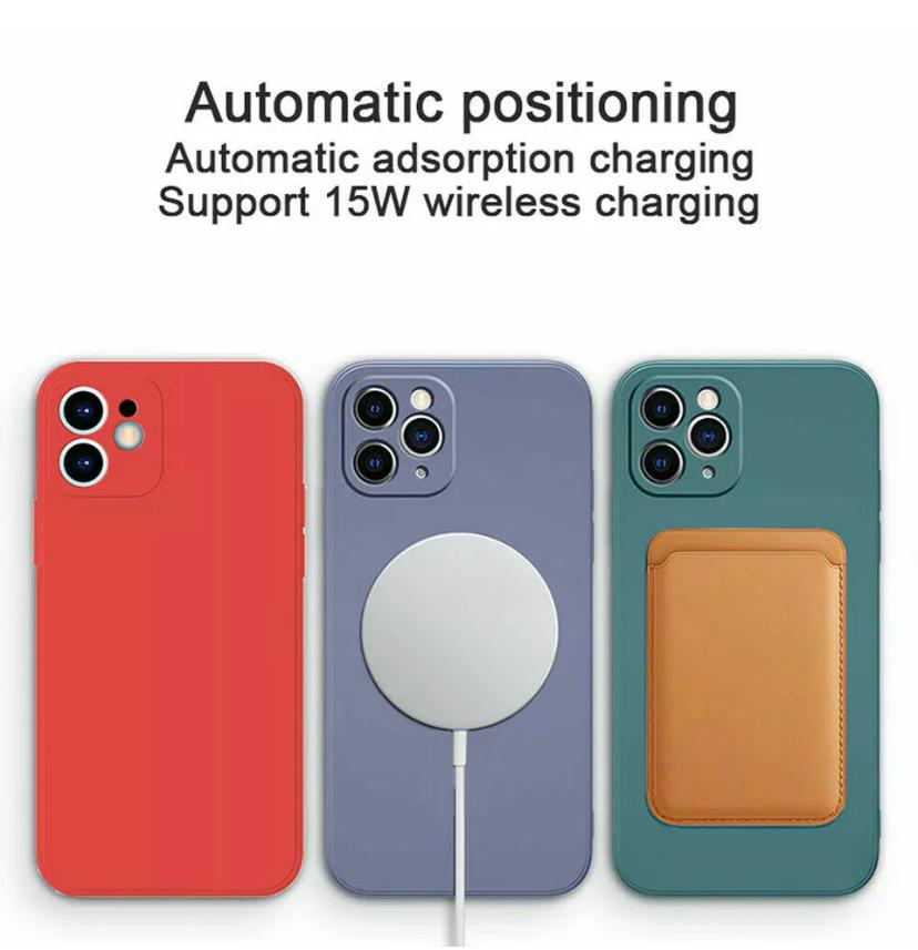 Silicone Magnetic Magsafe Mobile Cover case For iPhone 14 13 12 11 Pro max XR XS B-SPIN PTY LTD