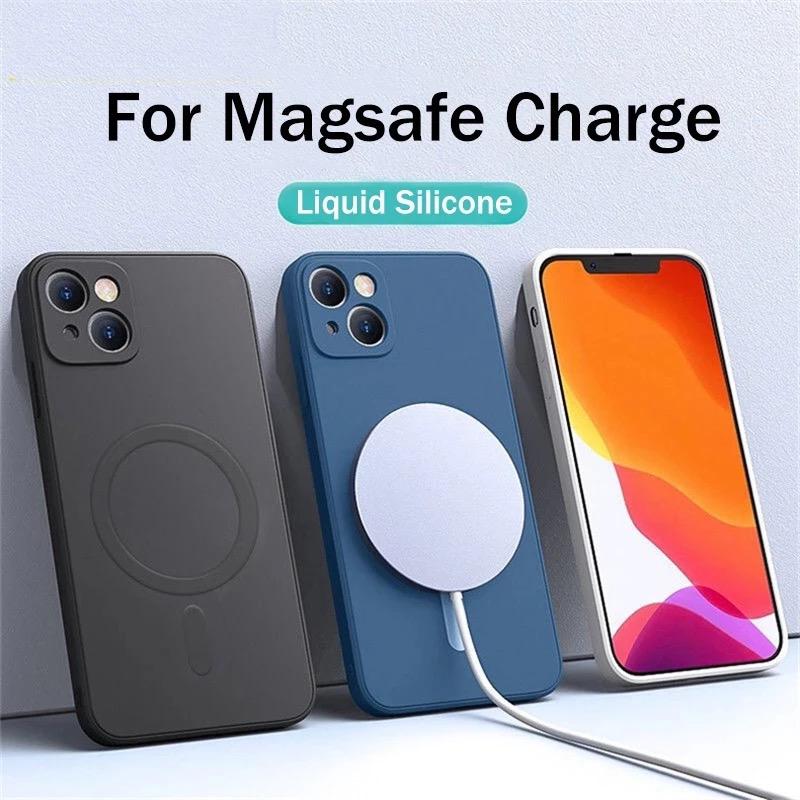 Silicone Magnetic Magsafe Mobile Cover case For iPhone 14 13 12 11 Pro max XR XS B-SPIN PTY LTD