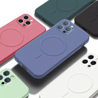 Silicone Magnetic Magsafe Mobile Cover case For iPhone 14 13 12 11 Pro max XR XS B-SPIN PTY LTD