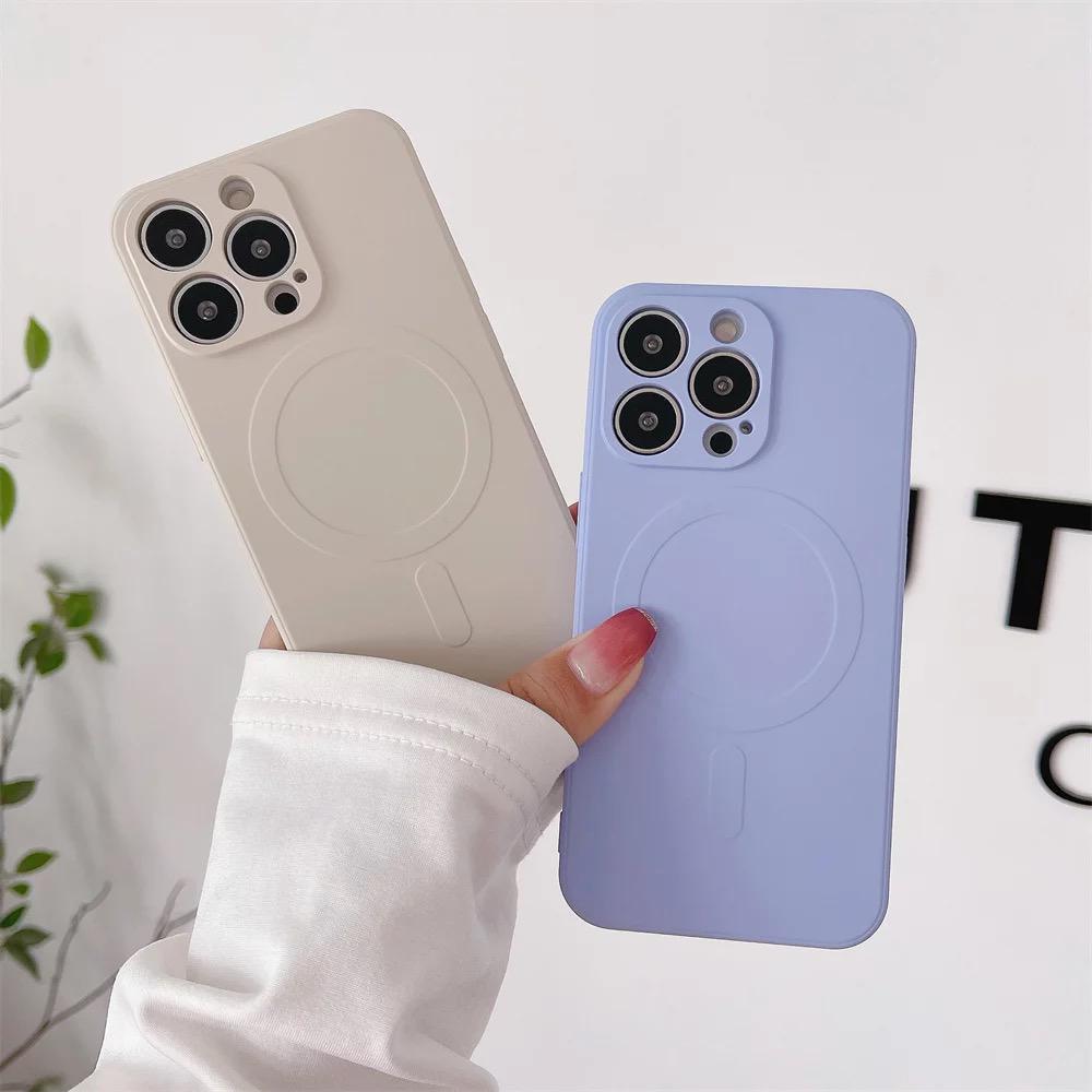 Silicone Magnetic Magsafe Mobile Cover case For iPhone 14 13 12 11 Pro max XR XS B-SPIN PTY LTD