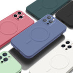 Silicone Magnetic Magsafe Mobile Cover case For iPhone 14 13 12 11 Pro max XR XS B-SPIN PTY LTD