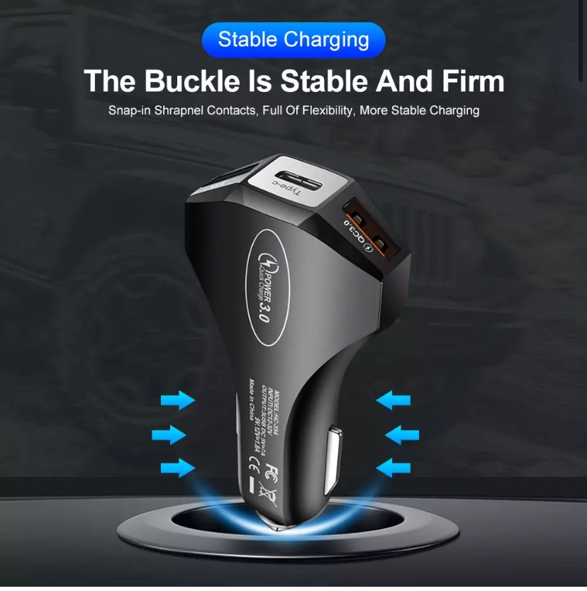 FAST CHARGING USB-C Car Charger for Apple iPhone 14 13 12 mini 11 Pro Max XS SE B-SPIN PTY LTD