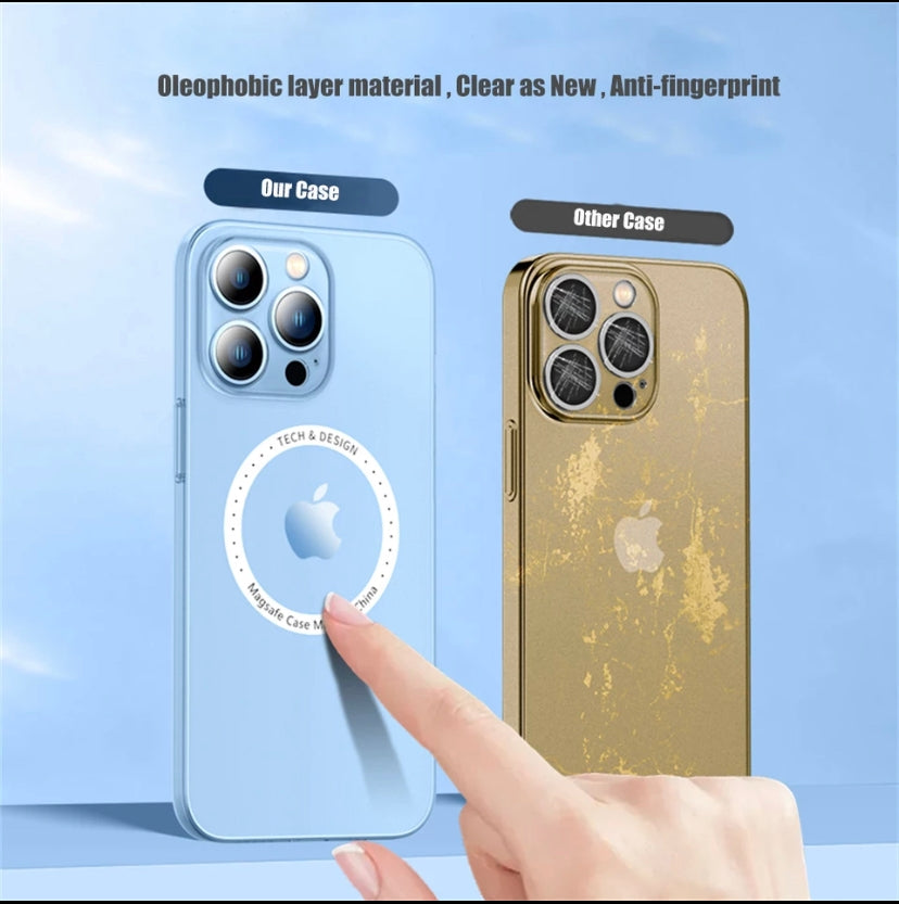 Magsafe Plating Magnetic Slim phone Case Cover For iPhone 11 12 14 Pro Max Mini B-SPIN PTY LTD