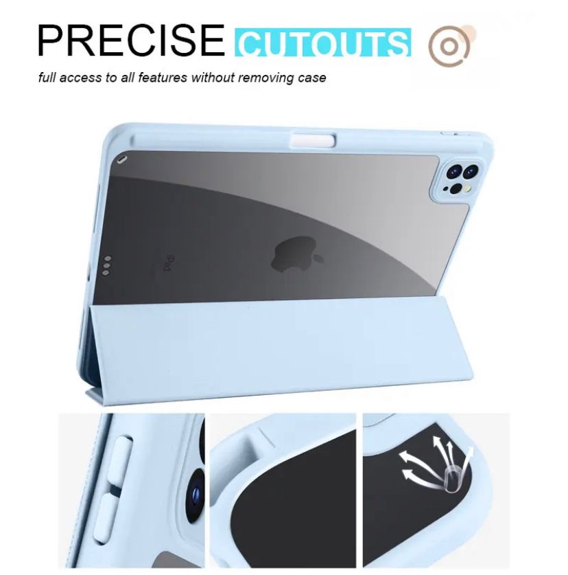 Shockproof Smart Cover Case for iPad 10th 9th 8th 7th 6th Gen Air 4 Pro 11 12.9" B-SPIN PTY LTD