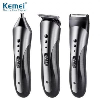 New Mens Hair Clipper Trimmer Beard Shaver Electric Nose HairCut Grooming Kit B-SPIN