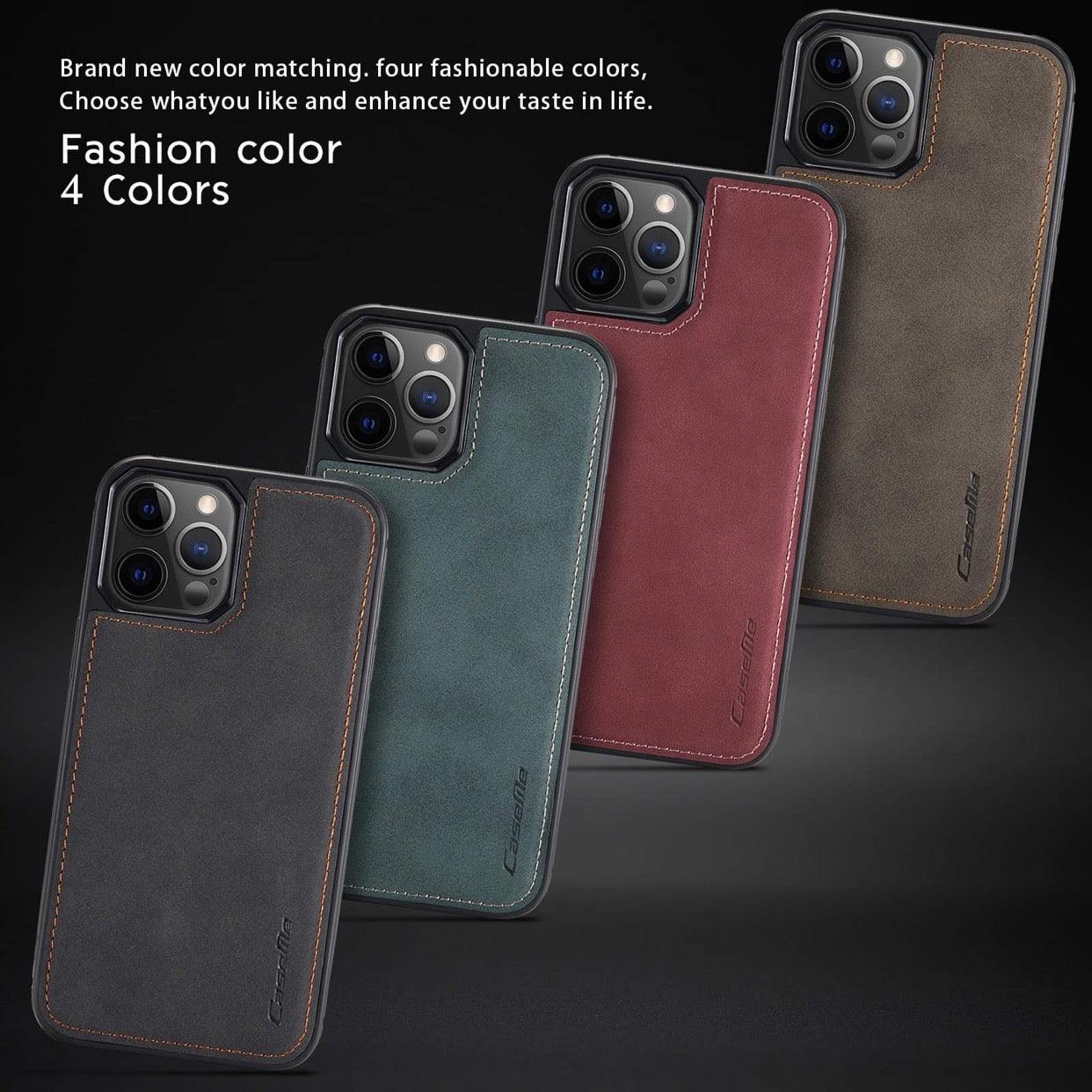Iphone  Premium Leather  Cover Hard Caseme phone  Case B-SPIN COMPANY