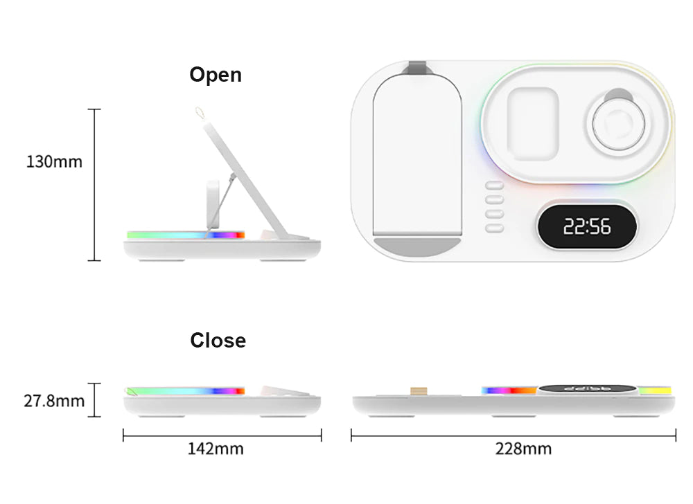 30W 4 in 1 Wireless Fast Charging Station for Samsung Galaxy Watch 5/Pro/4/3 B-SPIN PTY LTD