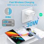 30W 4 in 1 Wireless Fast Charging Station for Samsung Galaxy Watch 5/Pro/4/3 B-SPIN PTY LTD