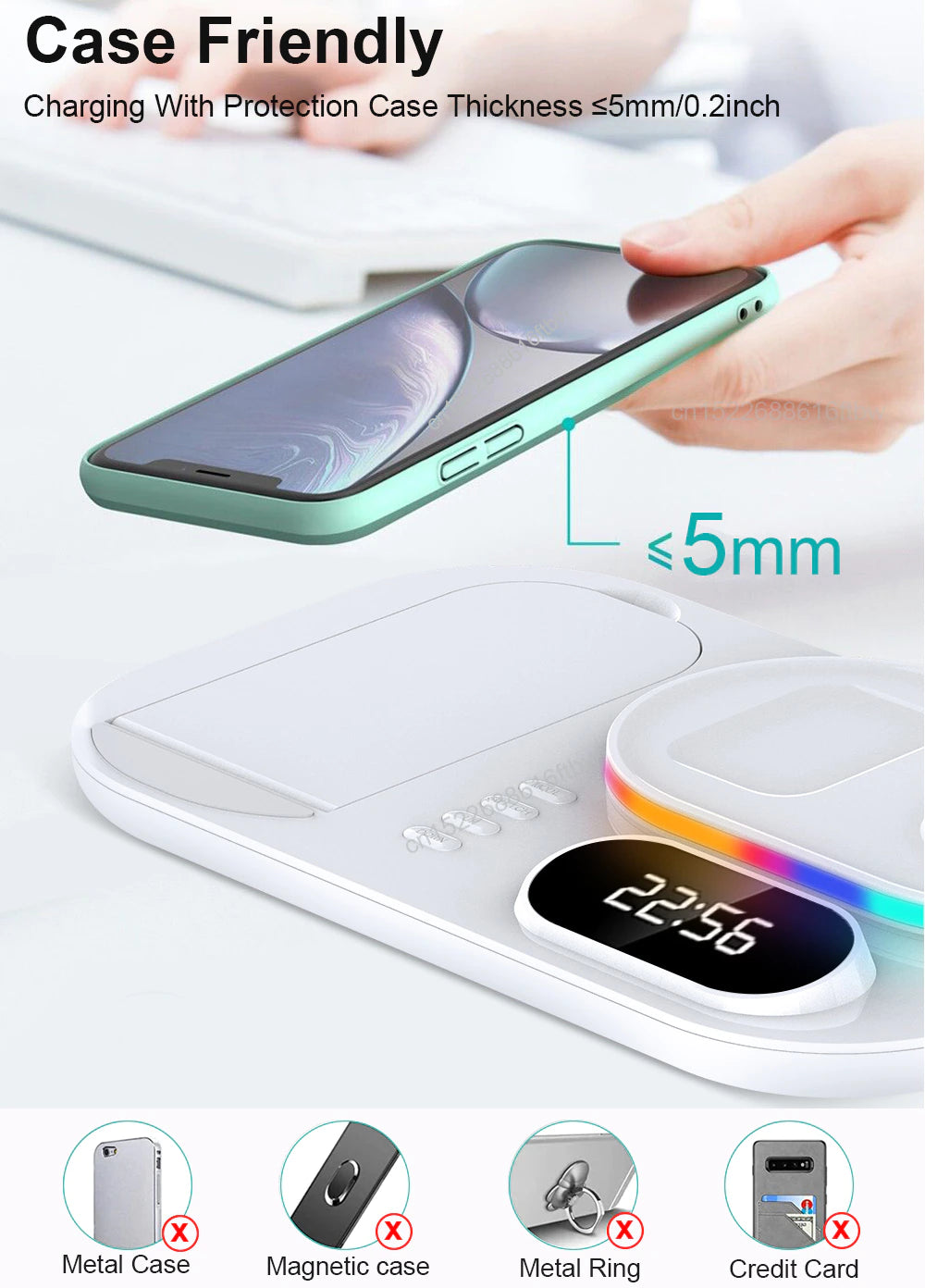 30W 4 in 1 Wireless Fast Charging Station for Samsung Galaxy Watch 5/Pro/4/3 B-SPIN PTY LTD